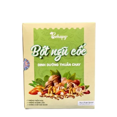 Bột ngũ cốc dinh dưỡng thuần chay Behapy 450gr