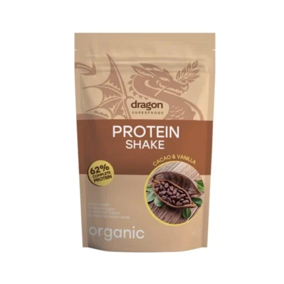 Bột protein Shake cacao và vanilla hữu cơ Dragon Superfoods