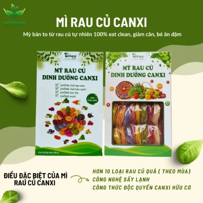 Mỳ Rau Củ Canxi Dinh Dưỡng 500gr