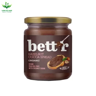 Bơ phết Cacao hạt phỉ hữu cơ 250gr