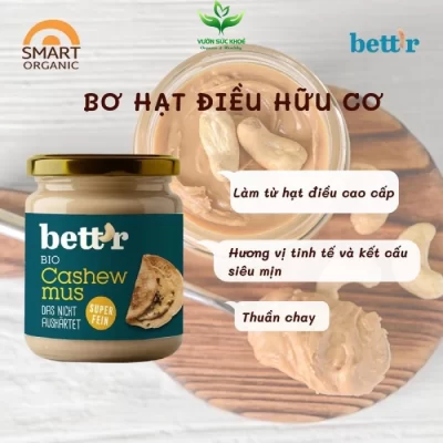 Bơ hạt điều hưu cơ 250Gr