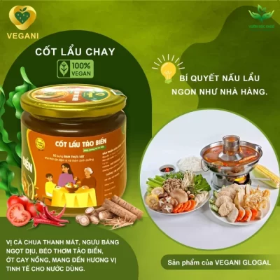 Cốt lẩu chay Cốt lẩu Tảo biển