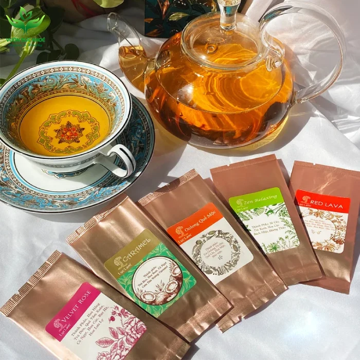 Trà Hoa Thảo Mộc 5 vị túi lọc - Happy Leaf