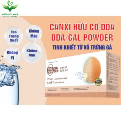 Canxi Hữu Cơ Từ Vỏ Trứng Gà 60gr (20 gói x 3g)