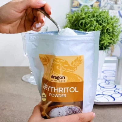 Chất tạo ngọt Erythritol Dragon Superfoods 0 đường 250Gr