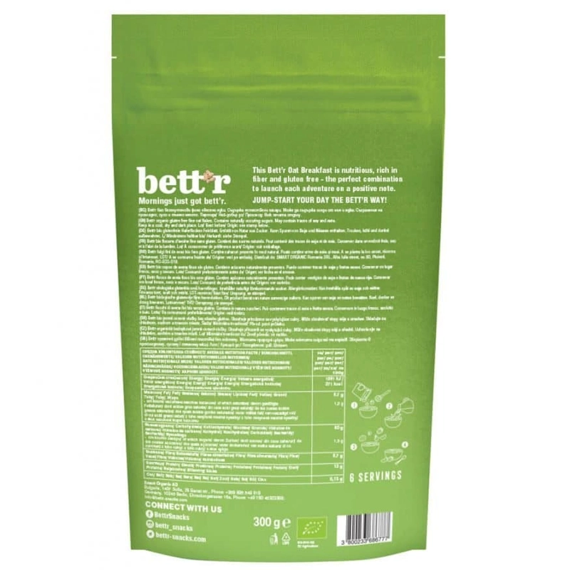 Yến mạch hữu cơ 300g Bett’r Hgreen